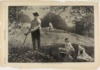Att göra hö av Winslow Homer