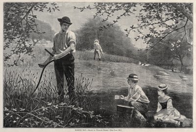Att göra hö av Winslow Homer