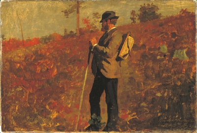 Man med ryggsäck av Winslow Homer