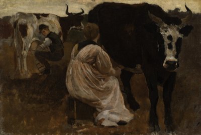 Mjölkning av Winslow Homer