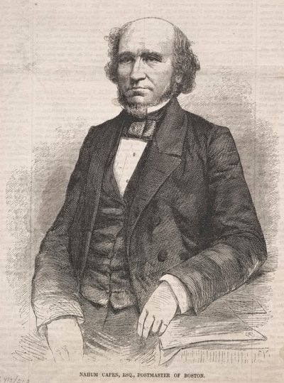 Nahum Capen, postmästare i Boston av Winslow Homer