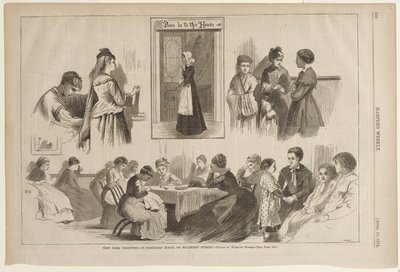 New Yorks välgörenhetsorganisationer - St. Barnabas House, 304 Mulberry Street av Winslow Homer