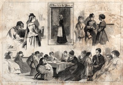 New York Charities - St. Barnabas House, 304 Mulberry Street, 1874. av Winslow Homer