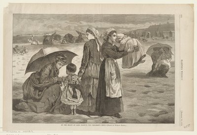 På stranden vid Long Branch - Barnens timme av Winslow Homer