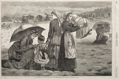 På stranden i Long Branch – ”The Children’s Hour” av Winslow Homer