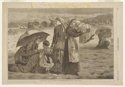 På stranden vid Long Branch - Barnens timme av Winslow Homer