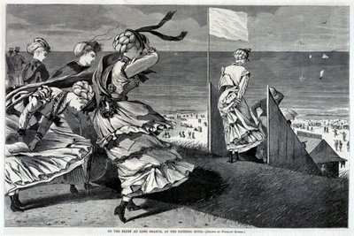 On the Bluff at Long Branch, at the Bathing Hour, från Harper