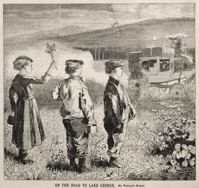 På vägen till Lake George, 1869. av Winslow Homer