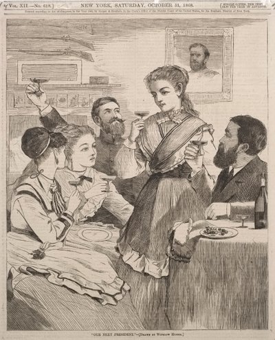Vår nästa president, 1868. av Winslow Homer