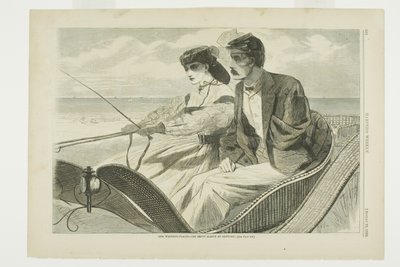 Våra vattenställen - Den tomma hylsan i Newport av Winslow Homer