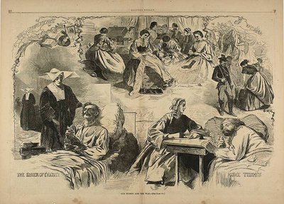 Våra kvinnor i kriget av Winslow Homer