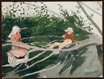 Ut på en lem av Winslow Homer