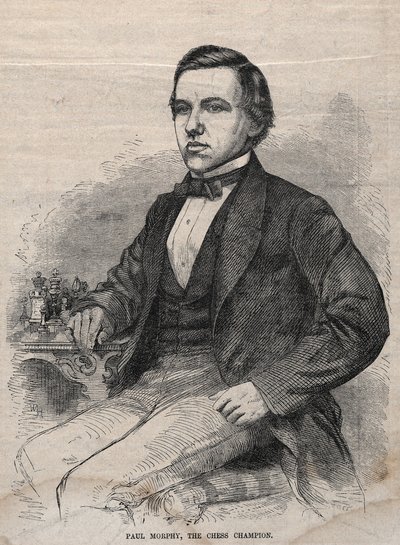 Paul Morphy, schackmästaren, 1859. av Winslow Homer