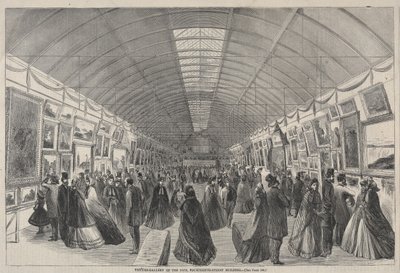 Bildgalleri av mässan, Fourteenth Street Building. av Winslow Homer