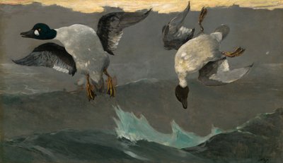 Höger och vänster, 1909. av Winslow Homer