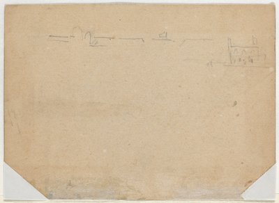 Taklinje [verso] av Winslow Homer