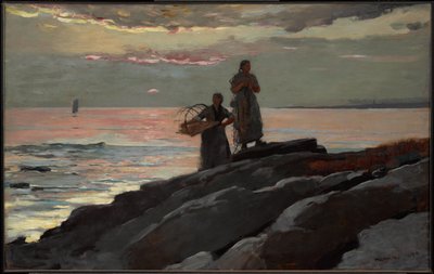 Saco Bay av Winslow Homer