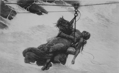 Räddad, 1889. av Winslow Homer