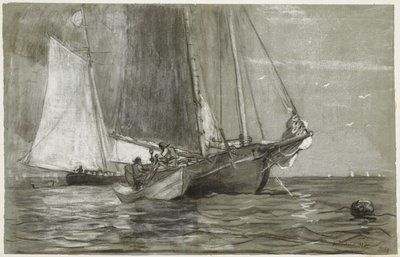 Skonare för ankar av Winslow Homer