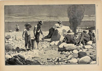 Skisser från havssidan - En musselbakelse av Winslow Homer