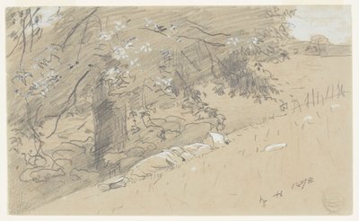 Herdinna vilar under ett träd av Winslow Homer