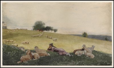 Herdinna av Houghton Farm, 1878 av Winslow Homer