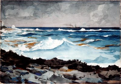 Shore and Surf, Nassau av Winslow Homer