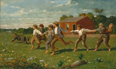 Snap the Whip, 1872. av Winslow Homer