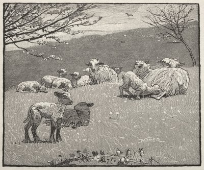 Vårlamm av Winslow Homer