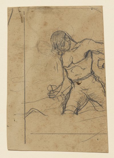Stående man (studie till Underström) av Winslow Homer