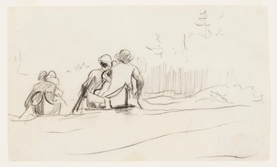 Aktervy av två kanoter av Winslow Homer