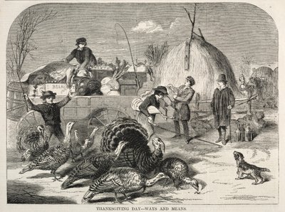 Thanksgivingdagen - Medel och sätt av Winslow Homer