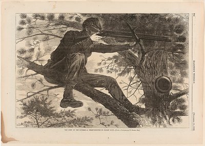 Potomacs armé - en skarpskytt i vakttjänst av Winslow Homer