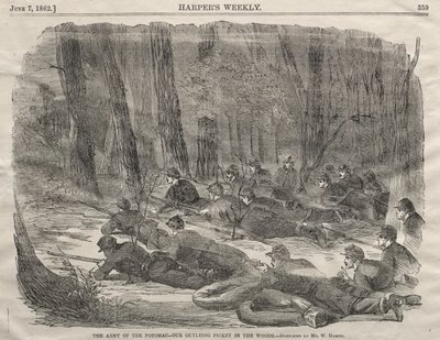 Potomacarmén - Vår framskjutna vaktpost i skogen av Winslow Homer