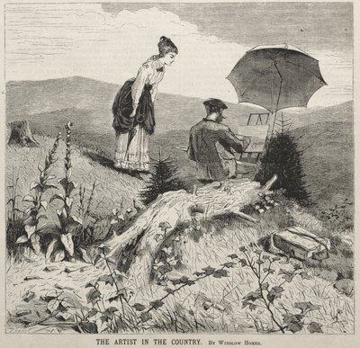 Konstnären på landsbygden av Winslow Homer