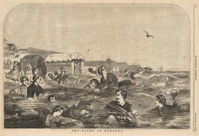 The Bathe at Newport, från Harper av Winslow Homer