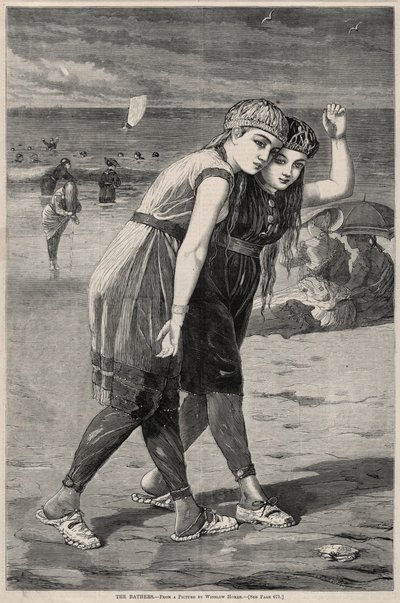 Badarna, 1873. av Winslow Homer