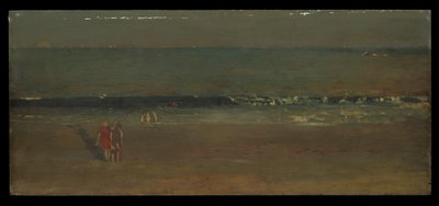 Stranden, sen eftermiddag av Winslow Homer