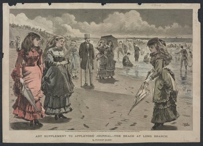 Stranden vid Long Branch av Winslow Homer