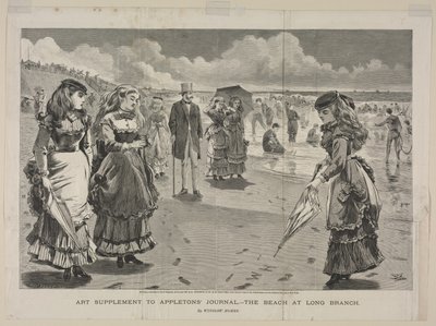Stranden vid Long Branch, 1869. av Winslow Homer