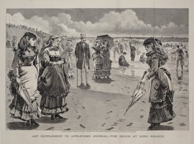 The Beach at Long Branch, publicerad som ett konsttillägg till Appleton
