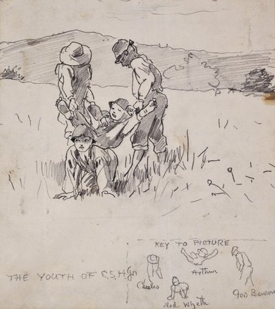 Skalbaggen och kilen, av Winslow Homer