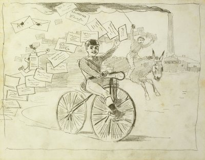 Cykelbudbäraren, av Winslow Homer