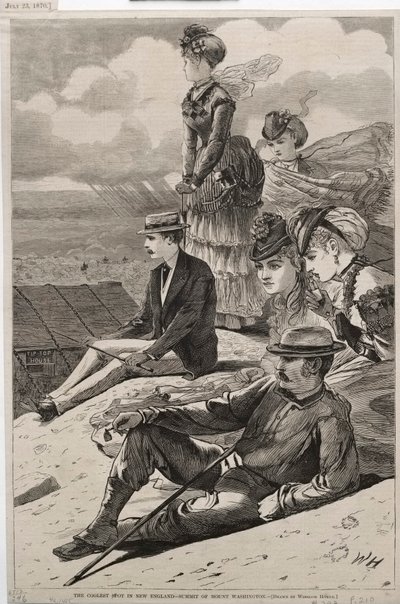 Den coolaste platsen i New England - toppen av Mount Washington av Winslow Homer