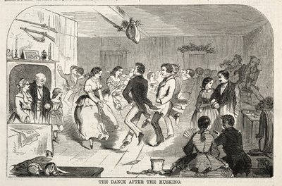 Dansen efter majsskalningen av Winslow Homer