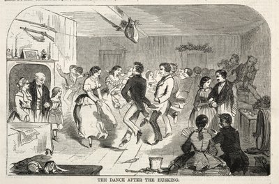 Dansen efter skalningen, 1858. av Winslow Homer