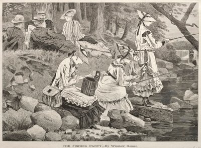 Fiskepartiet, 1869. av Winslow Homer