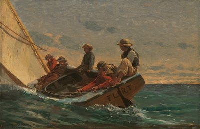 Flirten, 1874. av Winslow Homer