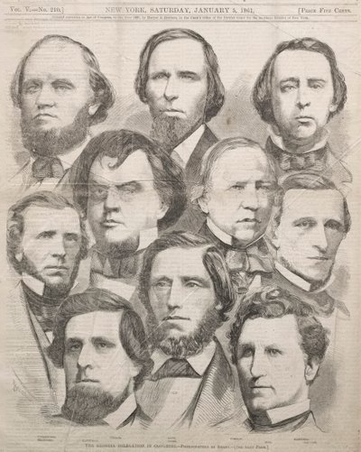 Georgias delegation i kongressen, 1861. av Winslow Homer