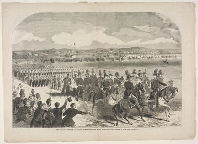 Den stora paraden vid Camp Massachusetts, nära Concord, den 9 september 1859 av Winslow Homer